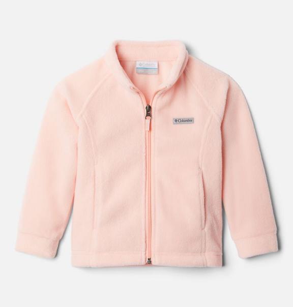 Columbia Benton Springs Fleece Jacket Girls Pink USA (US908753)
